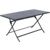hespéride Mesas De Jardín>Mesa plegable AZUA gris grafito