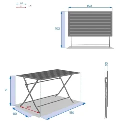 hespéride Mesas De Jardín><noscript><img width=