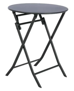 hespéride Mesas De Jardín>Mesa plegable GREENSBORO redonda gris