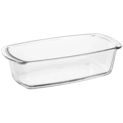 secret d'gourmet Platos Para Tartas, Tartas Y Bombones>Molde para tartas rectangular de vidrio con tapa