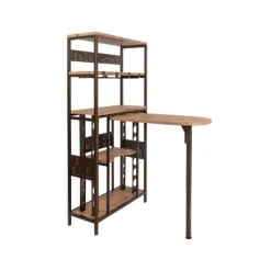 Muebles Y Carros De Apoyo>Mueble bar BOCCA con botellero y tapa removible