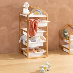 Niños atmosphera4kids Mobiliario>Mueble de organización BAKO 5 niveles y 4 cestas