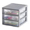 Accesorios De Almacenamiento>Organizador C/3 Cajones A6 Gris
