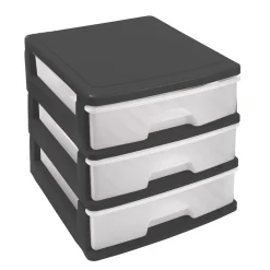 Accesorios De Almacenamiento>Organizador C/3 Cajones A4 Plástico