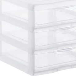 Accesorios De Almacenamiento>Organizador C/3 Cajones A5 Transparente