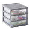 Accesorios De Almacenamiento>Organizador C/3 Cajones A5 Transparente