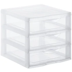 Accesorios De Almacenamiento>Organizador C/3 Cajones A6 Transparente