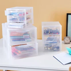 Accesorios De Almacenamiento>Organizador C/3 Cajones A6 Transparente