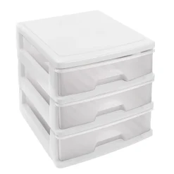 Accesorios De Almacenamiento>Organizador C/3 Cajones Blanco A4