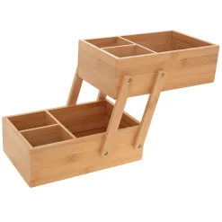 5five Cestas De Almacenamiento>Organizador De Bambú C/2 Compartimentos