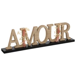atmosphera Accesorios|Estilo Rústico>Palabra Decorativa Amour 50x5.5x13.5Cm