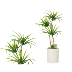 Plantas Y Flores Artificiales>Palmera C/Maceta De Cemento 16x22x38Cm