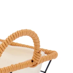 Cestas De Pan>Panera Rectangular Metálica Con Asas