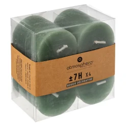 atmosphera Velas>Paquete 4 Velas Votivas Olia Verde 4.5cm