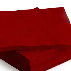 Desechables>Paquete de 30 servilletas rojas 38x38Cm