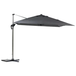 hespéride Parasol Y Bases>Parasol EQUADOR gris ardosia adonizado 3x4m