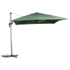 hespéride Parasol Y Bases>Parasol EQUADOR verde oliva adonizado 3x4m