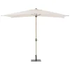 hespéride Parasol Y Bases>Parasol LOOMPA argile blé 2x3m
