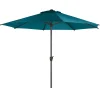 hespéride Parasol Y Bases>Parasol LOOMPA azul canard 3m