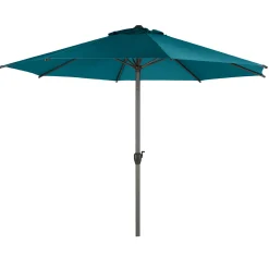 hespéride Parasol Y Bases>Parasol LOOMPA azul canard 3m
