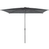 hespéride Parasol Y Bases>Parasol LOOMPA gris ardosia 2x3m