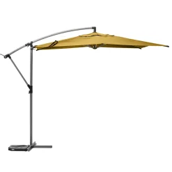 hespéride Parasol Y Bases>Parasol MANOA excéntrico mostaza 3m