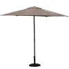 hespéride Parasol Y Bases>Parasol SOYA gris pardo 2.7m
