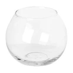 Portavelas Y Candelabros>Pecera De Vidrio Redonda 10Cm