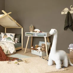 Niños atmosphera4kids Accesorios Decorativos>Peluche Dino Azul Claro 65x28x90Cm