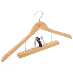 Perchas Y Travesaños>Percha de madera para trajes