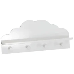 Niños atmosphera4kids Almacenamiento>Perchero Nube Blanco 48x22x12Cm