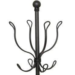 atmosphera Perchas Y Travesaños>Perchero REMO negro de metal 170cm