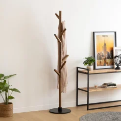 atmosphera Perchas Y Travesaños|Estilo Rústico>Perchero Wild De Mdf 39x39x178