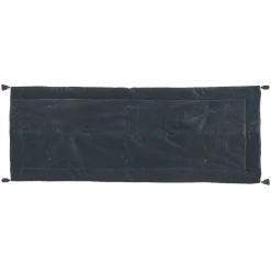 atmosphera Edredones Y Colchas>Pie de cama MIDNIGHT terciopelo gris 70x180cm