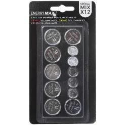 Complementos>Pilas redondas diversas 12 unidades