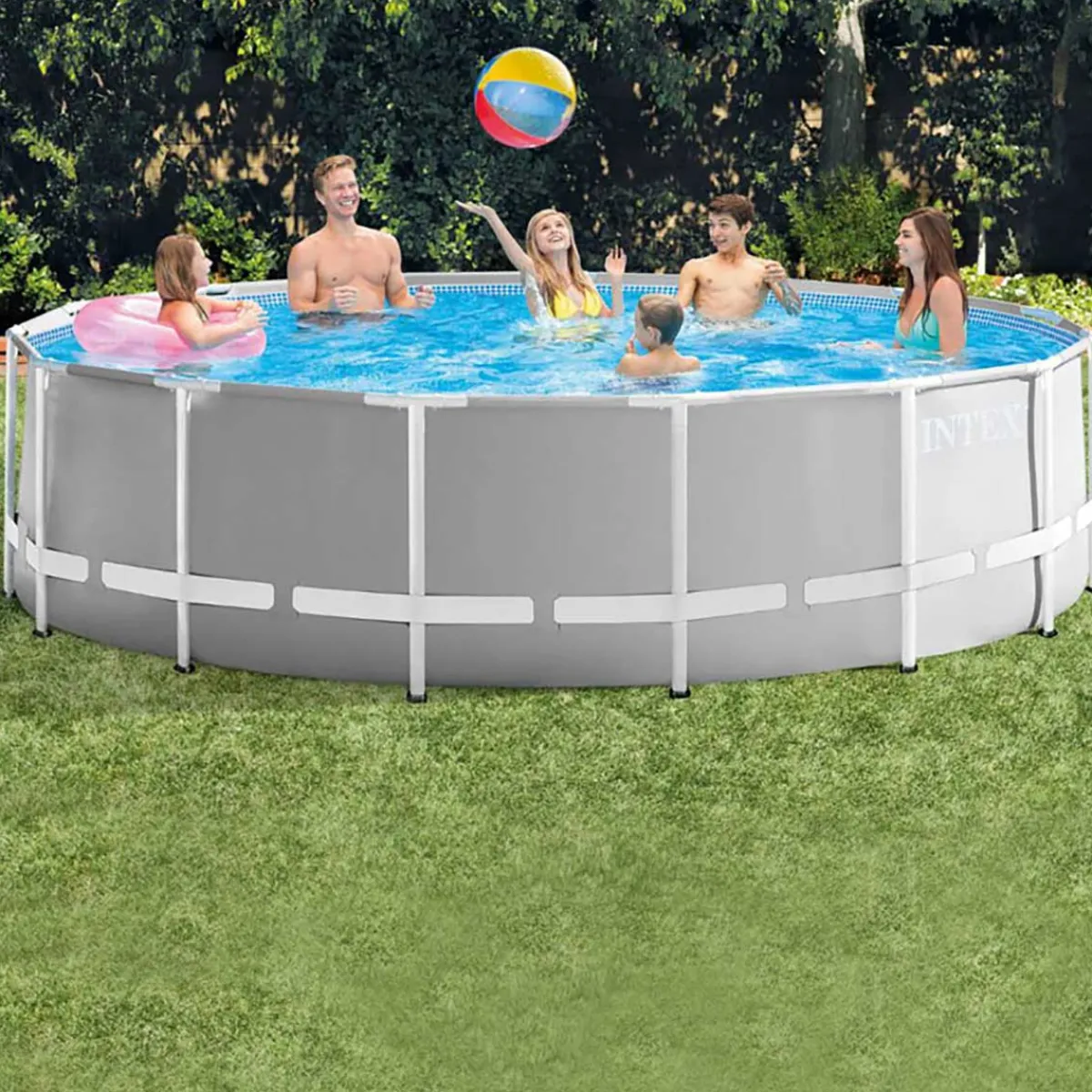 intex Piscinas Y Accesorios>Piscina Tubular Prisma 457x122Cm