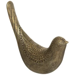 atmosphera Accesorios|Estilo Étnico>Pájaro decorativo OASIS dorado 17cm