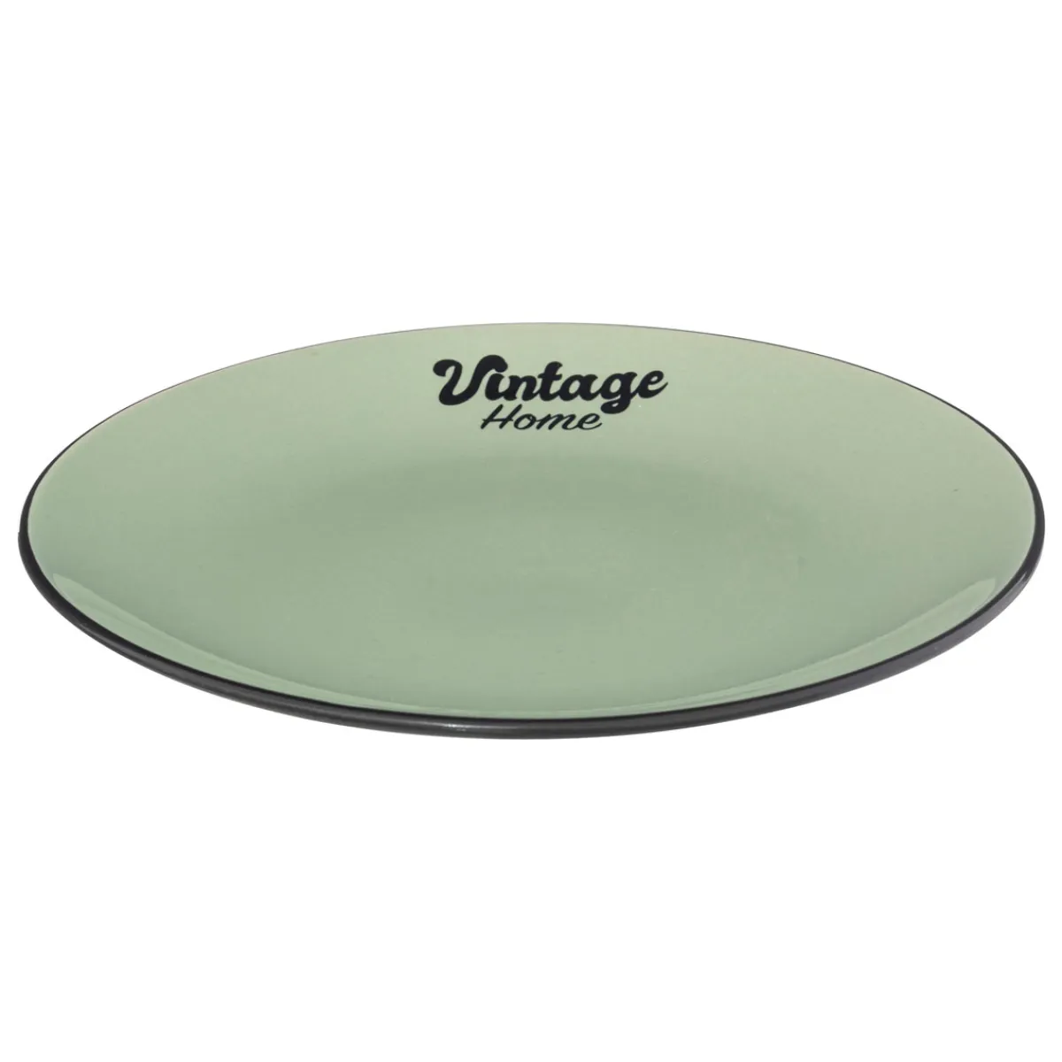 atmosphera Platos>Plato de postre BE VINTAGE verde 20cm
