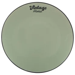 atmosphera Platos>Plato de postre BE VINTAGE verde 20cm