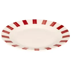 atmosphera Platos>Plato de postre CHERI rojo de porcelana 19cm