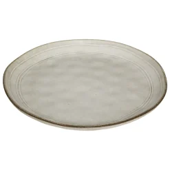 secret d'gourmet Platos>Plato de postre FLOWER gris 22cm