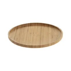 secret d'gourmet Degustación>Plato de postre natural de bambú 19.5cm