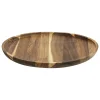 Degustación>Plato De Presentación Marrón De Madera 30cm