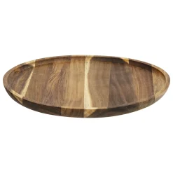 Degustación>Plato De Presentación Marrón De Madera 30cm