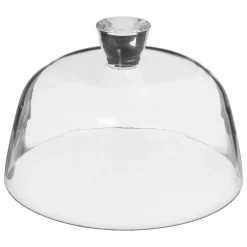 Platos Para Tartas, Tartas Y Bombones>Plato De Tarta Vidrio C/Tapa 27Cm