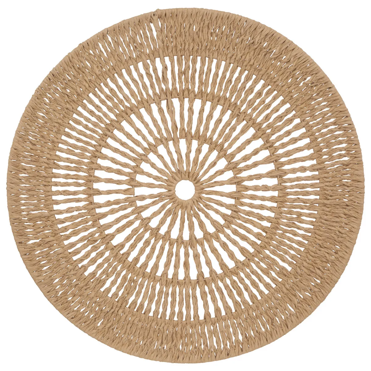 atmosphera Lienzos Y Cuadros Decorativos|Estilo Étnico>Plato Decorativo De Corda Beiga Sea View 76cm