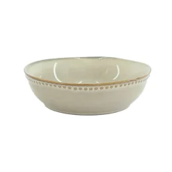 secret d'gourmet Platos>Plato Hondo Capri Beige De Cerámica 17cm