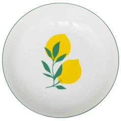 secret d'gourmet Platos>Plato hondo CITRONS 20cm de porcelana