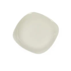 Platos>Plato Hondo Cuadrado Blanco de Cerámica