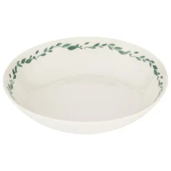 atmosphera Platos>Plato hondo LAURIER blanco de porcelana 20cm